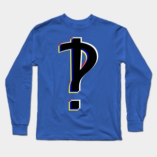 Neon Interrobang Long Sleeve T-Shirt